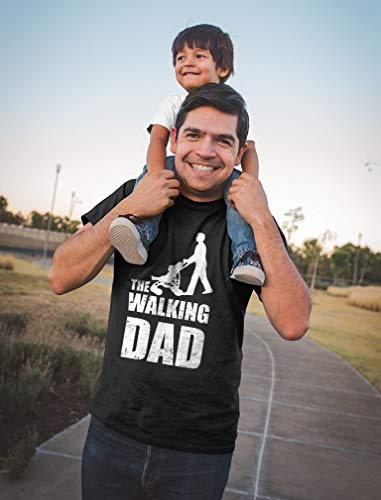 Green Turtle T-Shirts Camiseta para Hombre- Regalos Originales para Padres Primerizos - The Walking Dad X-Large Negro