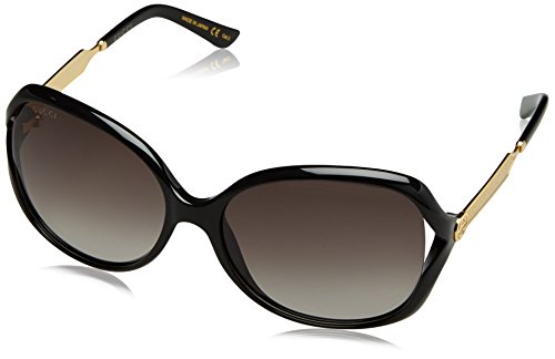 Gucci GG0076S gafas de sol, BLACK, 60 para Mujer