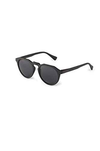 HAWKERS · Gafas de Sol Warwick Carbon Black, para Hombre y Mujer, un clásico renovado que combina montura en negro mate y lentes negras, Protección UV400