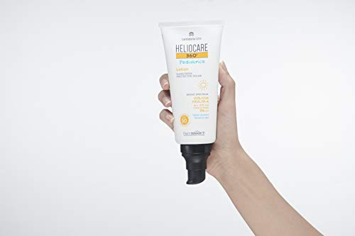 Heliocare 360º Pediatrics Lotion SPF 50 - Crema Solar para Cara y Cuerpo de Niños, Hidratante, Rápida Absorción, Hipoalergénica, Pieles Sensibles, 200ml