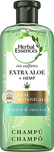 Herbal Essences Champú Bio: Renew sin Sulfatos con Aloe Intenso Y Hemp, en Colaboración con el Royal Botanic Gardens de KEW + Acondicionador Bio: Renew sin Sulfatos con Aloe Intenso Y Hemp