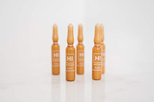 HI - Hi Antiage - Ampollas Hialurónico Triple Efecto Flash - Ampollas Ácido Hialurónico para Firmeza Facial y Antiarrugas Hidratante