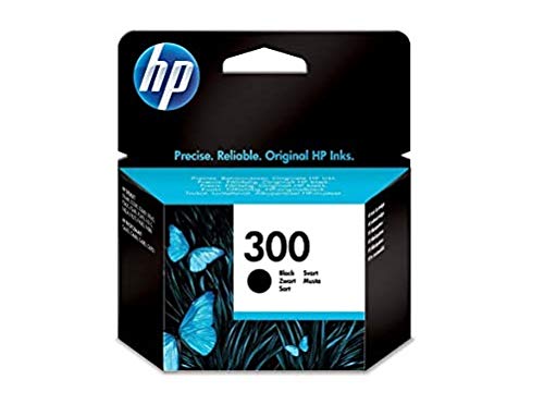 HP 300 CC640EE, Cartucho Original de Tinta Negro , compatible con impresoras de inyección de tinta HP DeskJet D2560, D2660, F4280, F4224, F4283; Photosmart Serie C