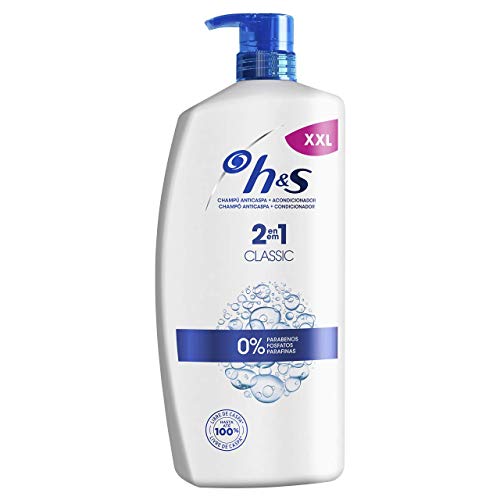 H&S Classic 2 en 1 Anticaspa Champú y Acondicionador - 1000 ml