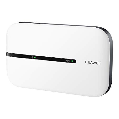 HUAWEI 4G Mobile WiFi - Mobile WiFi 4G LTE (CAT4) Piunto de Acceso, Velocidad de Descarga de hasta 150Mbps, Batería Recargable de 1500mAh, No se Requiere configuración, Wi-Fi portátil