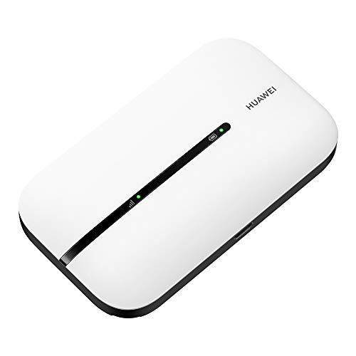 HUAWEI 4G Mobile WiFi - Mobile WiFi 4G LTE (CAT4) Piunto de Acceso, Velocidad de Descarga de hasta 150Mbps, Batería Recargable de 1500mAh, No se Requiere configuración, Wi-Fi portátil