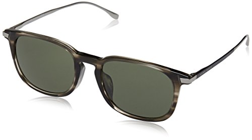 Hugo Boss Boss 0818/F/S 85 VQ9 Gafas de sol, Gris (Gryhvna Black/Grey Green), 53 Unisex-Adulto