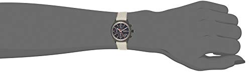 Hugo BOSS Reloj Cronógrafo para Hombre de Cuarzo con Correa en Cuero 1513562, Gris