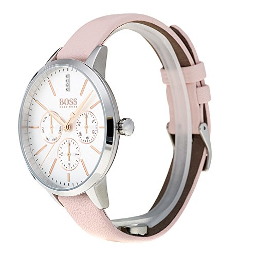 Hugo BOSS Reloj Multiesfera para Mujer de Cuarzo con Correa en Cuero 1502419