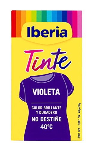 Iberia - Tinte Violeta para ropa, 40°C