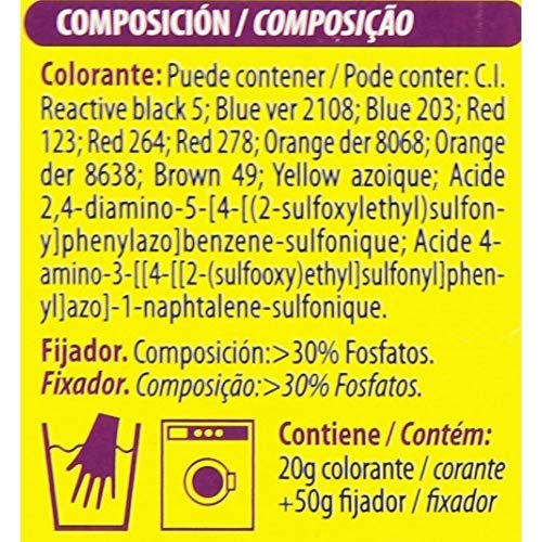 Iberia - Tinte Violeta para ropa, 40°C