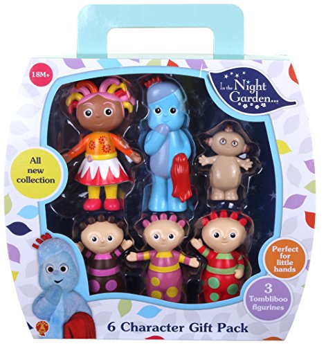 In The Night Garden 1648 - Figuritas para niños, Caja de Regalo con asa de Transporte Que Contiene 6 Personajes, hasta 10 cm de Alto, Juguetes para niñas y niños pequeños