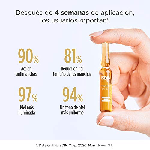 Isdin Isdinceutics Pigment Expert Serum corrector despigmentante facial | Previene y Trata las Manchas en la Piel Monodosis 30 x 2ml