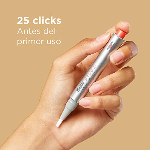 ISDIN SI-NAILS Fortalecedor con ácido hialurónico para uñas débiles y dañadas, hidrata también las cutículas, Acabado Invisible, 1 x 2.5 ml