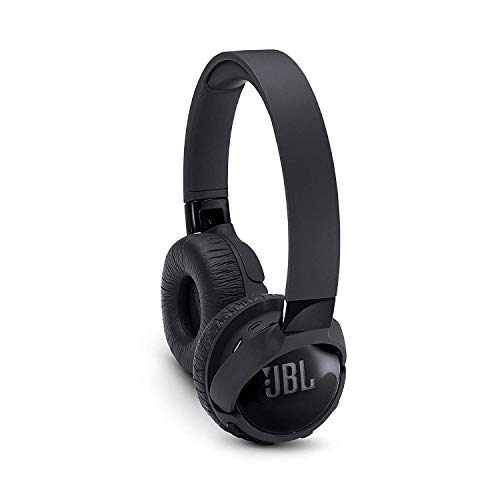 JBL Tune 600 BT ANC - Auriculares inalámbricos con Bluetooth y cancelación de ruido, sonido Pure Bass, 12h de música continua, negro