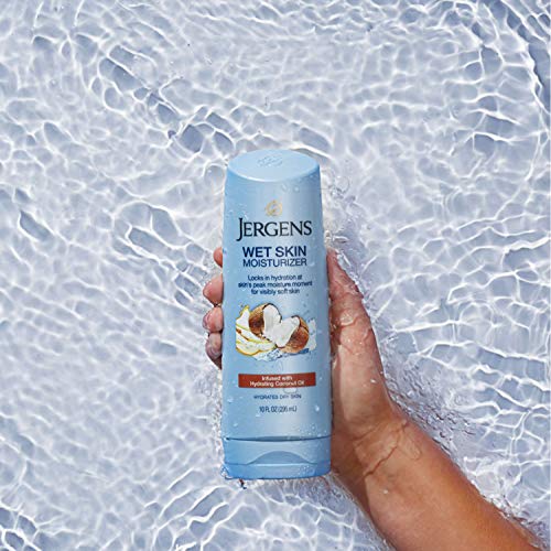 Jergens Wet Skin Moisturizer, Coconut Oil, 10 Ounce by Jergens