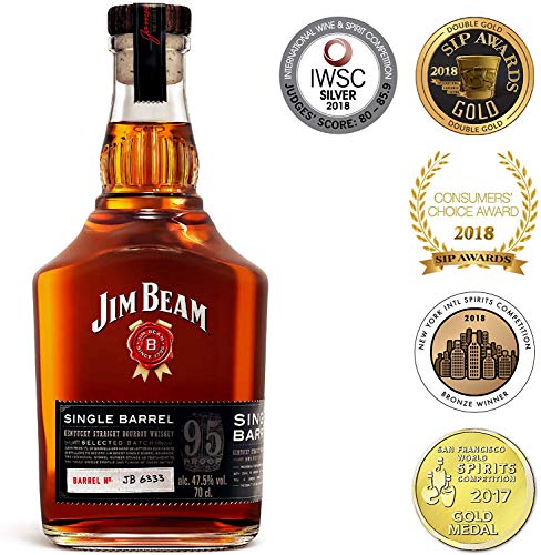 Jim Beam Single Barrel Kentacky Bourbon Whisky, 47.5% - 700 ml