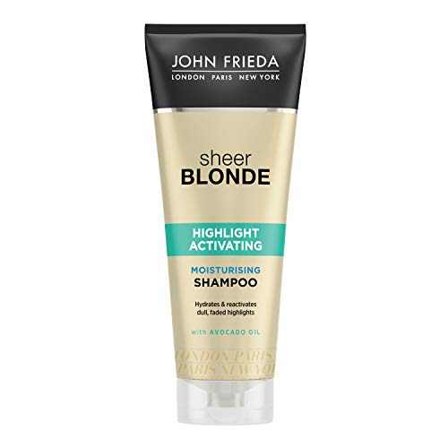 John Frieda Champú Activador Reflejos 250ml | Aclarador Pelo | Pelo Rubio | Reflejos y Mechas Rubias | Solido