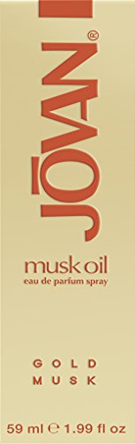 Jovan Oro Musk Eau de Parfum Natural Spray for Woman, 59 ml