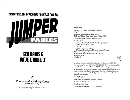 Jumper Fables: Strange-But-True Devotions to Jump-Start Your Faith (Youth Specialties)