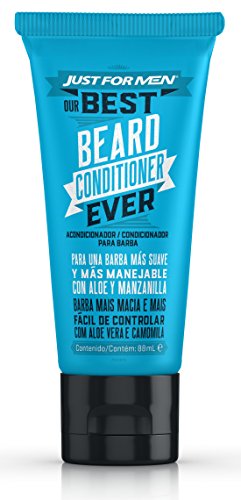 Just For Men, Acondicionador Barba, Deja la Barba Más Suave y Manejable con Aloe y manzanilla, 88 ml