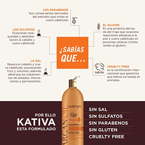 KATIVA Argan Oil Champú - 1000 ml (C0808403)