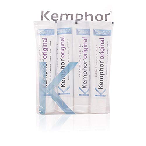 Kemphor Original Crema Dental - pack 4 tubos 25 ml