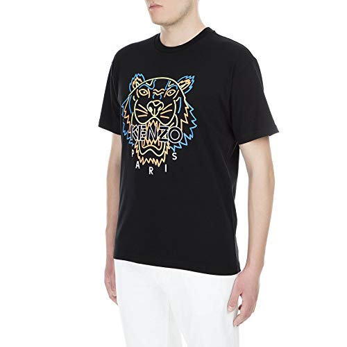 Kenzo Camiseta de Tigre Cara Negra Black Small