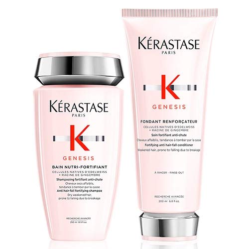 Kérastase Genesis Bain Nutri-Fortifiant 250 ml y Genesis Fondant Renforcateur 200 ml Duo