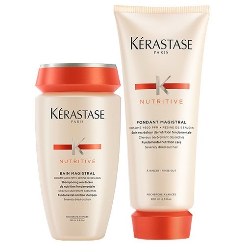 Kerastase Nutritive Bain Magistral 250ml & Nutritive Fondant Magistral 200ml Duo