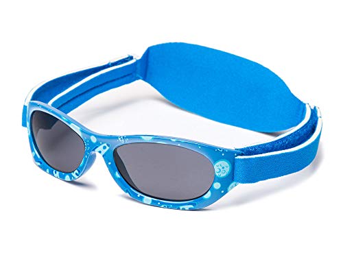 Kiddus Gafas de sol Baby para bebés, NIÑOS Y NIÑAS, desde 0 meses a 2 años, 100% protección UV, MUY CÓMODAS gracias a la SUAVE banda ajustable, el regalo ideal para recién nacidos.