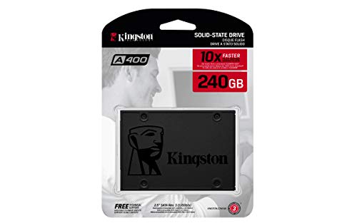 Kingston A400 SSD SA400S37/240G - Disco duro sólido interno 2.5" SATA 240GB