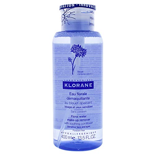 Klorane Agua Desmaquillante Suavizante al Aciano 400 ml, Estándar (1529350)