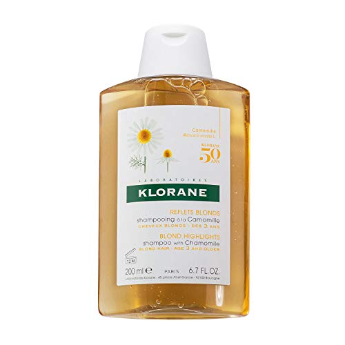 Klorane Shampoo with Chamomile Mujeres No profesional Champú 200ml - Champues (Mujeres, No profesional, Champú, 200 ml, Purificante, Brillo, Manzanilla)