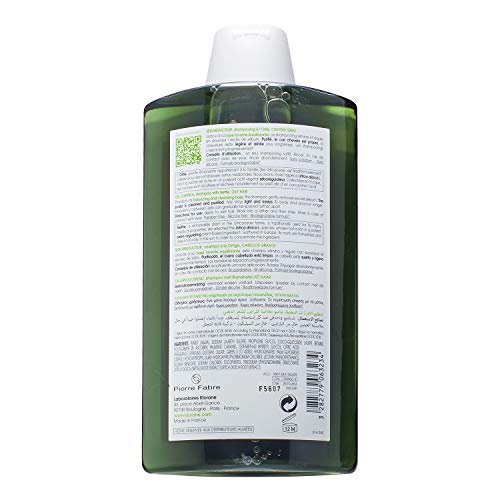 Klorane Shampoo with Nettle Mujeres No profesional Champú 400ml - Champues (Mujeres, No profesional, Champú, Cabello graso, 400 ml, Voluminizadora)