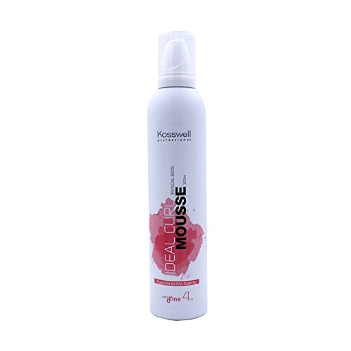 Kosswell D-Fine, Espuma Ideal Extra Fuerte Rizos - 300 ml