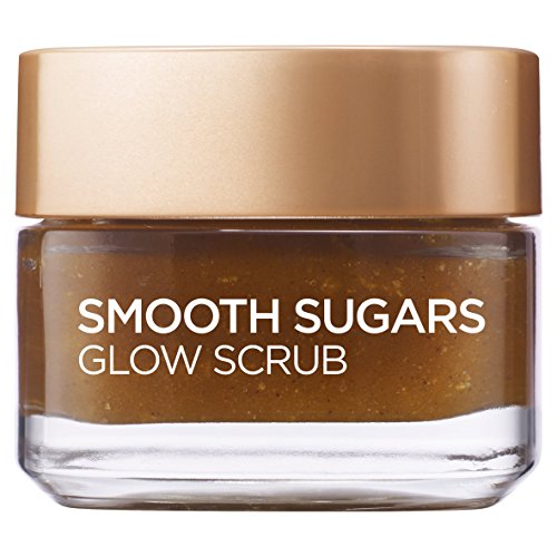 L 'Oreal París suave azúcar Glow Semilla de Uva cara y labios Scrub, 50 ml