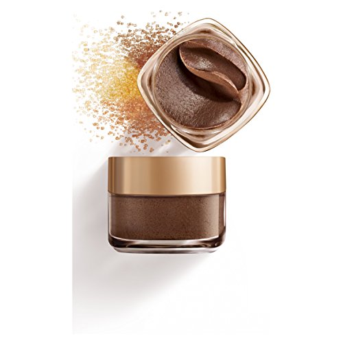 L 'Oreal París suave azúcar Nutrir cacao cara y labios Scrub, 50 ml