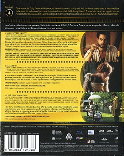 L' Shakespeare In Love / Elizabeth / Eta' Dell'Innocenza  - Oscar Collection (3 Blu-Ray [Italia] [Blu-ray]