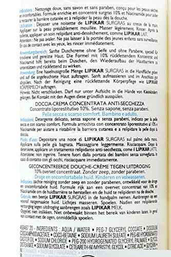 La Roche-Posay Lipikar Surgras Douche Crème Concentrée Lot de 2 x 400 ml