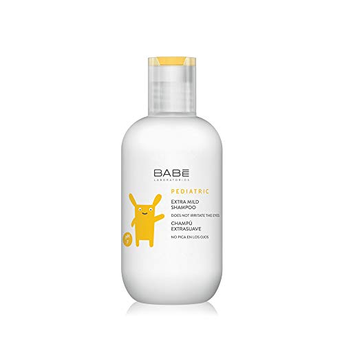 Laboratorios Babé - Champú Extrasuave Pediátrico 200 ml, Higiene Capilar , Para Bebé, Para Niño, Para Niña, Cuidado Infantil, No Pica en los Ojos, Efecto Acondicionador, PH