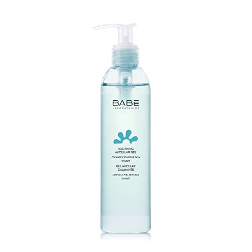 Laboratorios Babé - Gel Micelar Calmante 245 ml, Limpieza e Higiene Facial, Uso Diario, Unisex, Piel Sensible, Piel Mixta, Para Todo Tipo de Piel, Piel Atópica, Tranquilizante, Desmaquillante