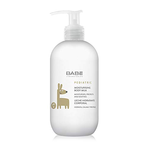 Laboratorios Babé - Leche Hidratante Corporal Pediátrica 500 ml, Función Protectora, Ingredientes Naturales, Manteca de Kokum, Hidratante, Bienestar Inmediato, Calmante