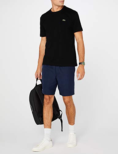 Lacoste TH7618, Camiseta para Hombre, Negro (Noir), Small (Talla del fabricante: 3)