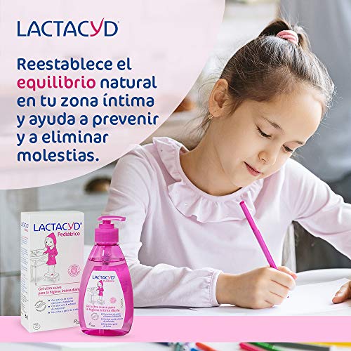 LACTACYD Gel de Higiene Íntima Pediátrico para Niñas a Partir de 3 Años -200 ml