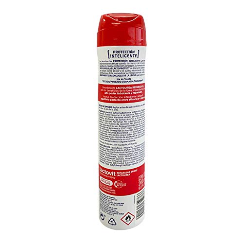 Lactovit Lacto-Urea Reparador Spray - Desodorante, 200 ml