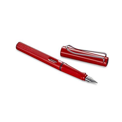 Lamy FH05251 Safari 16 - Pluma estilogrfica (punta fina), color rojo