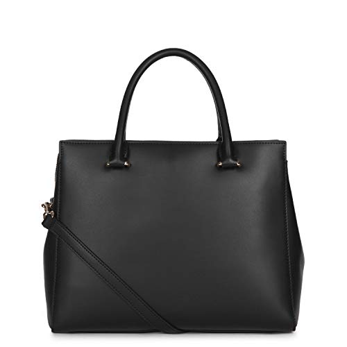 LANCASTER PARIS Bolsa Camelia Mujer Tote Cuero Negro - 528-43-NOIR