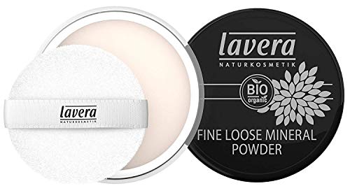 lavera Polvo mineral -Transparente- vegano - cosméticos naturales 100% certificados - maquillaje - 8 gr