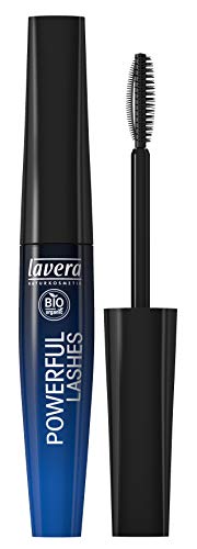 lavera Powerful Lashes Mascara -Black- Tratamiento para pestañas ∙ Definición y extensión ∙ Vegan ✔ Cosmética Natural ✔ Bio ✔ Maquillaje Organico 100% Certificado (13 ml)